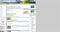 Desktop Screenshot of lerbach.de